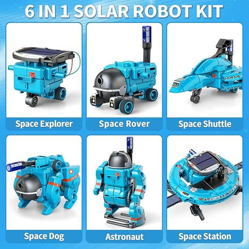 6-in-1 Solar Robot Toys