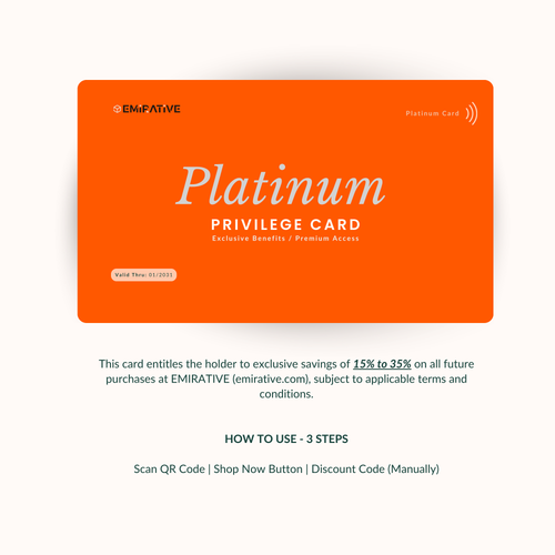 Emirative Platinum Privilege Virtual Card
