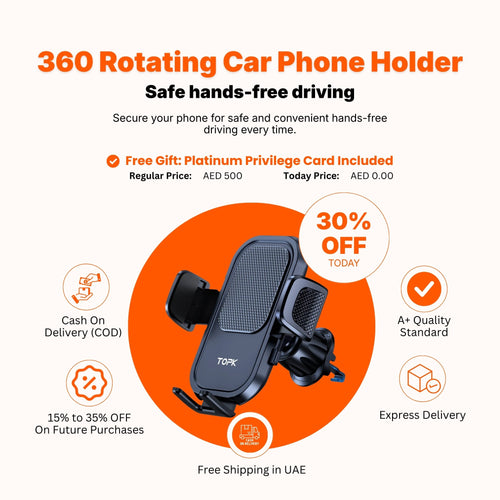360 Rotating Car Phone Holder